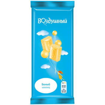 Шоколад белый пористый Воздушный, 80г