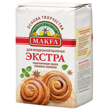 Мука высший сорт экстра Макфа, 2кг