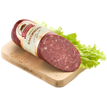 Колбаса варено-копченая Сервелат Классический Костромской МК, 300г