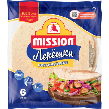 Тортильи Mission пшеничные