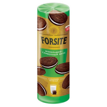 Печенье Forsite Сендвич с шоколадно-сливочным вкусом, 220г 