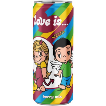 Напиток газированный Love is, ягодный микс, 330мл