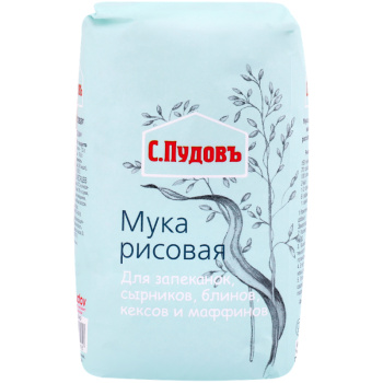 Мука рисовая С.Пудовъ, 500г