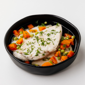 Филе куриное на пару с овощами, 100г