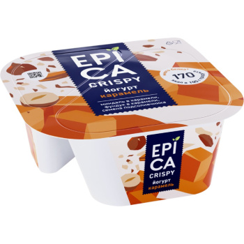 Йогурт Epica Crispy 10,2% Карамель