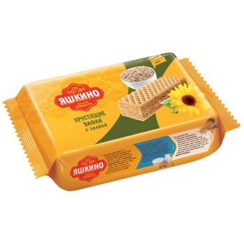 Вафли Яшкино С халвой 200г