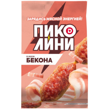 Колбаски сырпокопченые Пиколини со вкусом бекона Дымов, 50г