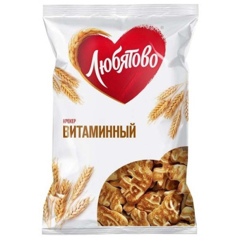 Крекер Любятово, витаминный, 300г