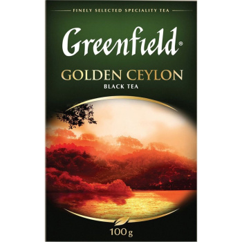 Чай черный крупнолистовой Greenfield Golden Ceylon, 100г
