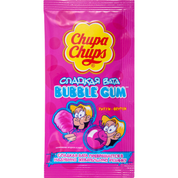 Сладкая вата Бабл-Гам Тутти-Фрути Чупа-чупс, 11г 