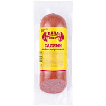 Колбаса полукопченая Салями Папа может, 280г