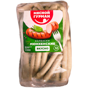 Колбаски Мюнхенские Мясной Гурман белые