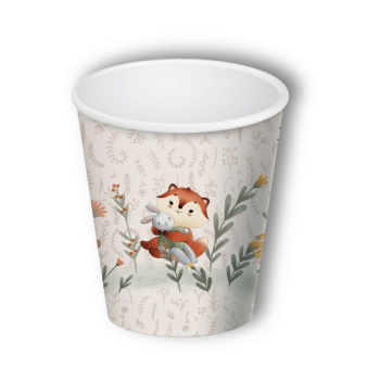 Стаканы бумажные Лисички 6шт, 250мл