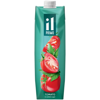 Сок IL PRIMO томатный с солью мякотью, 1л