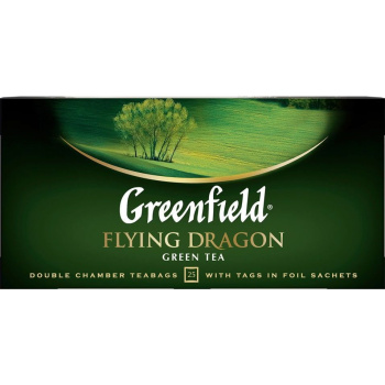 Чай Greenfield Dragon зеленый, 25пак