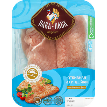 Отбивная из филе грудки охлаждённая Пава Пава, 300г 