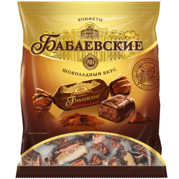 Конфеты Бабаевские шоколадный вкус 250г