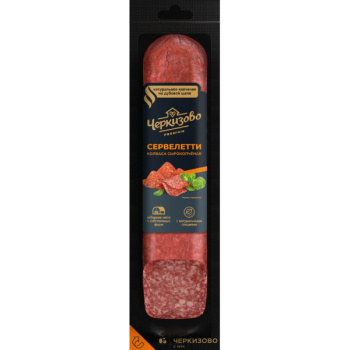 Колбаса сырокопченая Сервелетти Черкизово срез, 250г