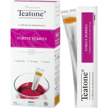 Чай TeaTone 15пак Лесные ягоды черный