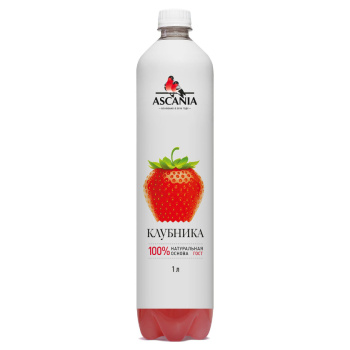 Напиток Аскания клубника, 1л