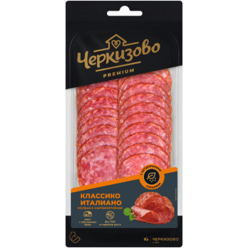 Колбаса сырокопченая Черкизово Классико Италиано нарезка, 85г