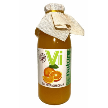 Сок Vi Nature апельсиновый, прямого отжима, 750мл