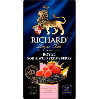 Чай черный Richard Royal Goji & Wild Strawberry 25 пак