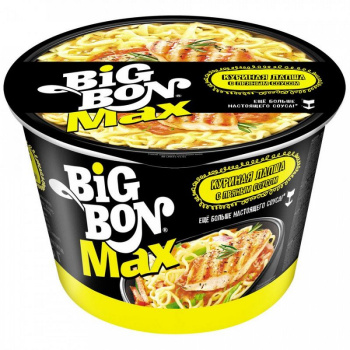 Лапша Big Bon курица + пряный соус, 95г 