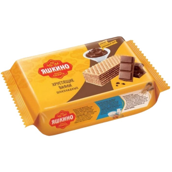 Вафли Яшкино Шоколадные 200г