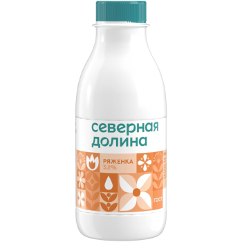 Ряженка Северная Долина 3,2%, 420г