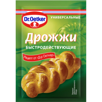 Дрожжи сухие Dr. Oetker Dr. Baker, 7г 