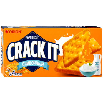 Печенье затяжное, Crack It, сливочный, 80г