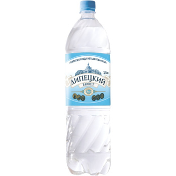 Минеральная вода негазированная Липецкий Бювет 1,5 л