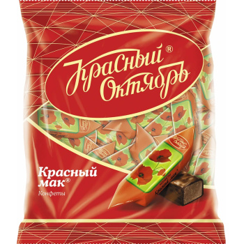 Конфеты Красный Октябрь, Красный мак, 250г