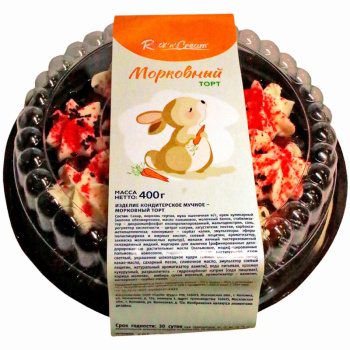 Торт морковный Сдобс Фудс, 400г