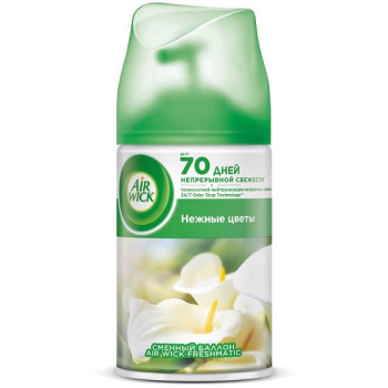 Освежитель воздуха Airwick Freshmatic сменный баллон Райские цветы 250мл
