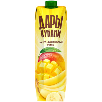 Напиток сокосодержащий Дары Кубани Яблоко-банан-манго, 0,95л