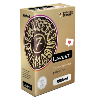 Презервативы Lavest №7 Ribbed (ТМ Amor Wild Dreams)