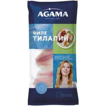 Филе Тилапии Агама замороженное, 400г