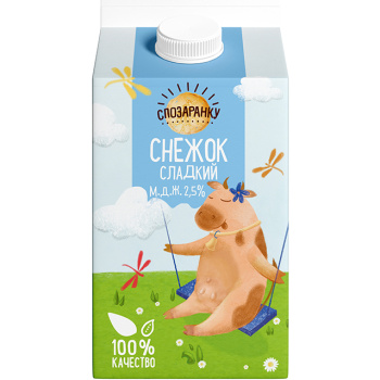 Снежок Спозаранку 2,5%, 470г