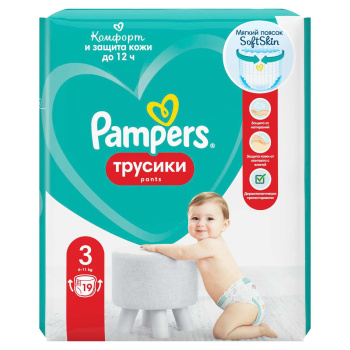 Подгузники-трусики_для_детей_Pampers_Pants_миди_(6-11кг)_19шт