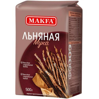 Мука Maкфа льняная, 500 г