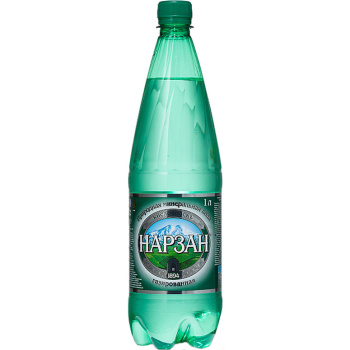 Минеральная вода Нарзан, газированная, 1л