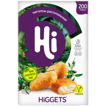 Наггетсы растительные диетические замороженные, 200г