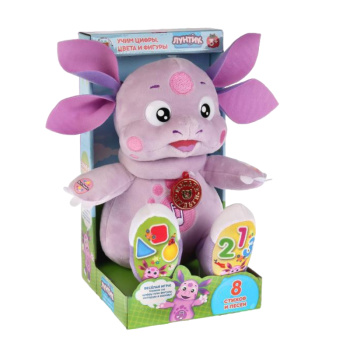 Мягкая игрушка Лунтик обучающийся, 24см