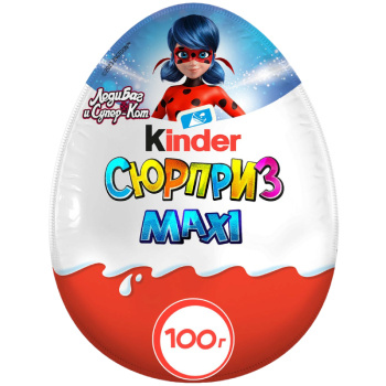 Шоколадное яйцо Kinder Surprise Макси, 100г