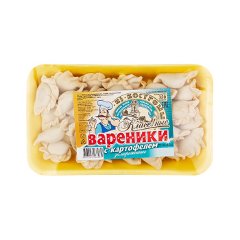 Вареники с картофелем Классные, 350г 