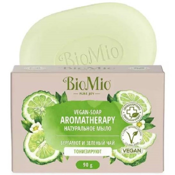 Мыло туалетное Bio-Soap 90гр Бергамот и зеленый чай
