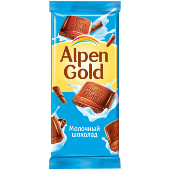 Шоколад молочный Alpen Gold, 90г