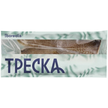 Треска Borealis Атлантическая потрошеная без головы свежемороженая, 700г